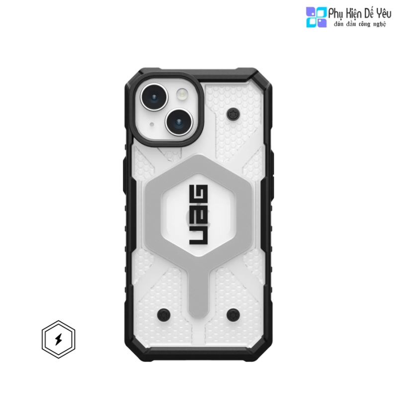 Ốp UAG PATHFINDER FOR MAGSAFE CLEAR IPHONE 15