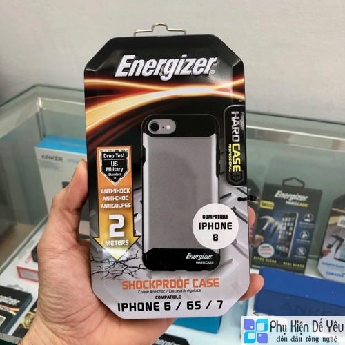 Ốp lưng Energizer chống sốc 2m cho iPhone 6/6S/7/8 - ENCOSPIP7BK