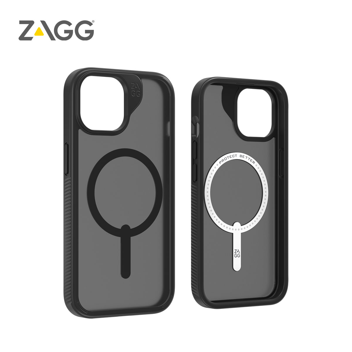 Ốp ZAGG Essential Hampton Snap with Ring Stand cho iPhone 15 Pro Max/ 15 Pro/ 15 Plus/ 15