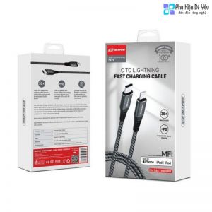 Cáp USB-C to Lightning DRAPOW CF23 dài 1m/ 2m/ 3m (MFi)