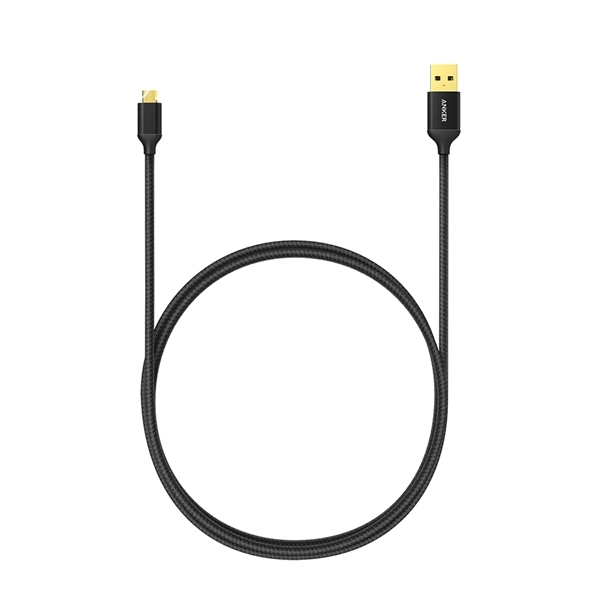 Nylon Braided Micro USB Anker Cable 90cm