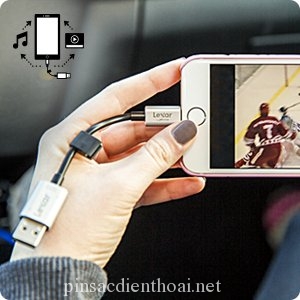 USB 128GB Lexar JumpDrive C20i cho iPhone, iPad 