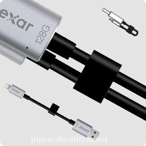 USB 128GB Lexar JumpDrive C20i cho iPhone, iPad