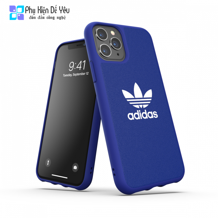 Ốp adidas OR Moulded Case CANVAS FW19 for  iPhone 11 Pro Max 6.5 inch  power blue