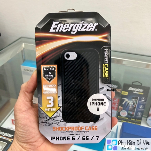 Ốp lưng Energizer Carbon chống sốc 3m cho iPhone SE 2020
