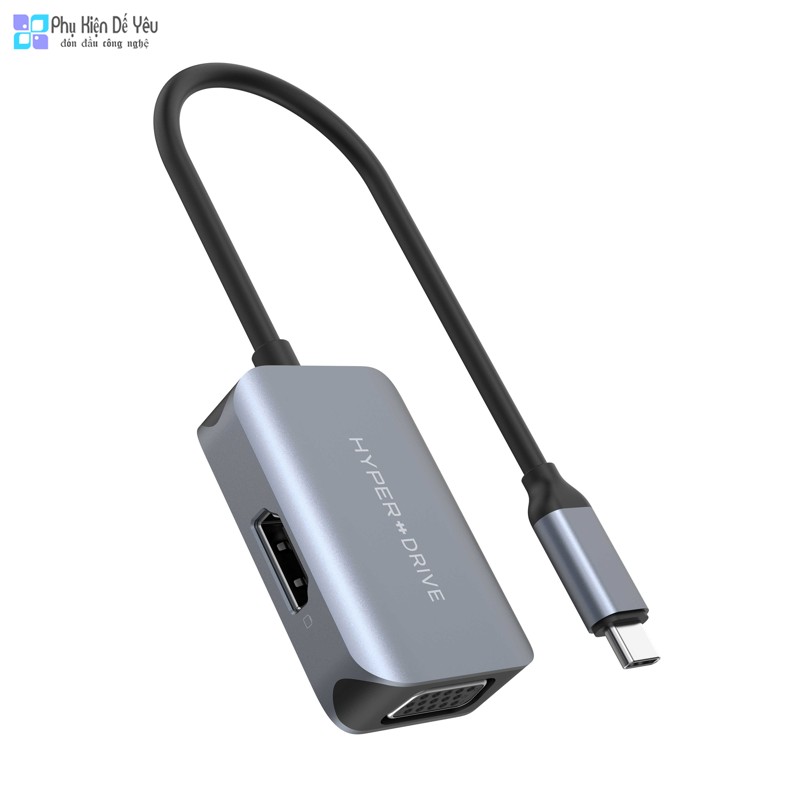 Hub HyperDrive USB-C ra HDMI + VGA