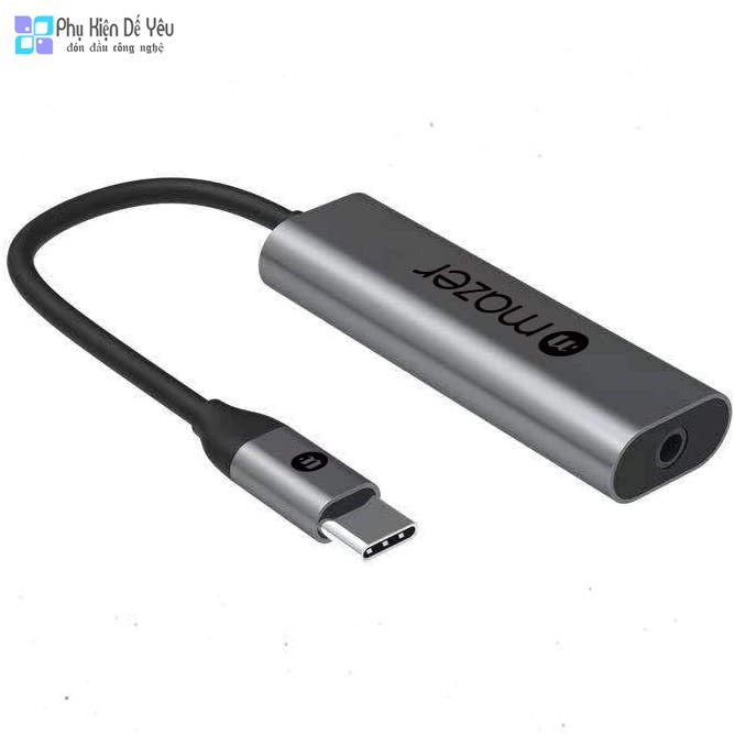 Cổng chuyển USB-C ra 3.5mm HD Audio Mazer M-UC2AUDIO100-BK