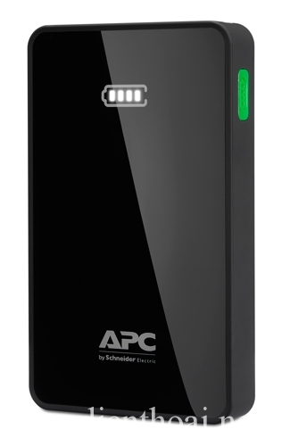 Pin Sạc Dự Phòng APC M5 5.000 mAh: Nhựa Chống Cháy, 2 Cổng Sạc - Màu Đen