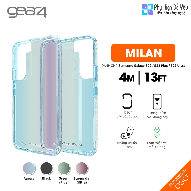 Ốp Gear4 Milan cho SAMSUNG Galaxy S22 Ultra