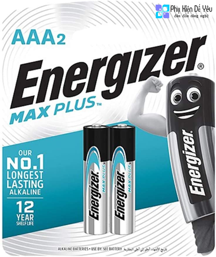 Pin AAA Energizer Max Plus EP92 BP2