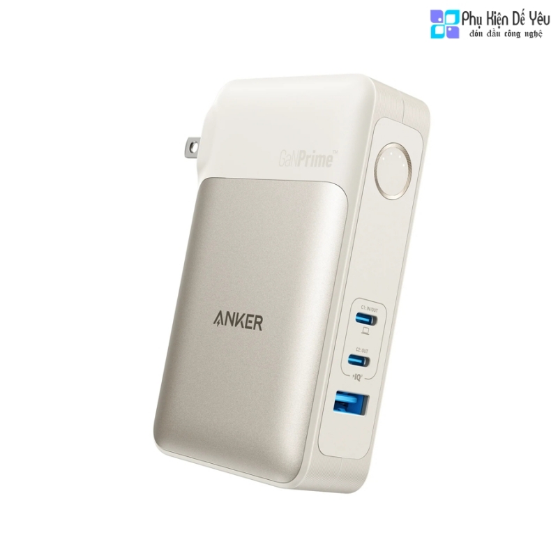 Pin sạc dự phòng tích hợp sạc tường Anker 733 Power Bank (GaNPrime PowerCore 65W) 10,000mAh - A1651