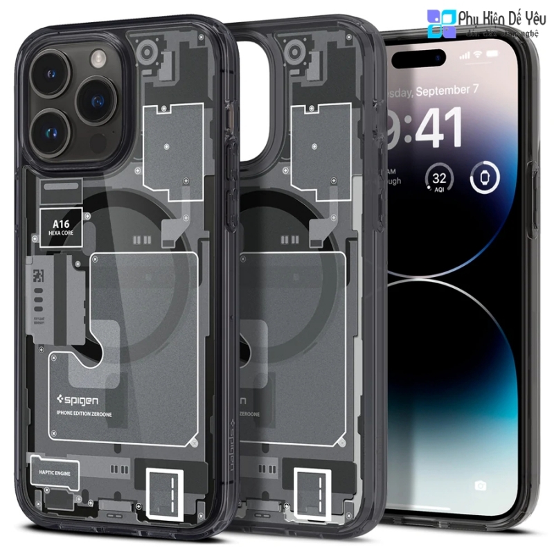 Ốp Spigen Ultra Hybrid Zero One (MagFit) cho iPhone 14 Pro Max/ 14 Pro