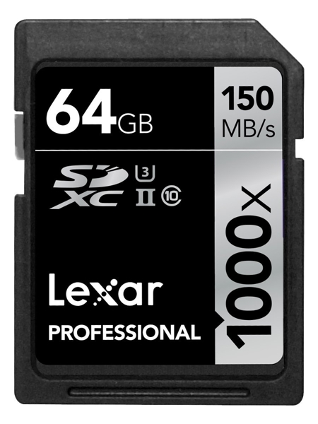 Thẻ nhớ SDXC Lexar 64GB Professional 1000x UHS-II