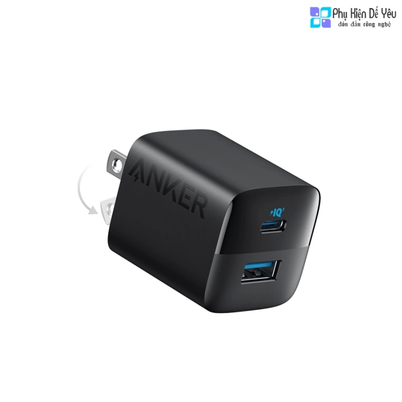 Sạc Anker 323 - USB-C PD, 2 cổng, 33W - A2331