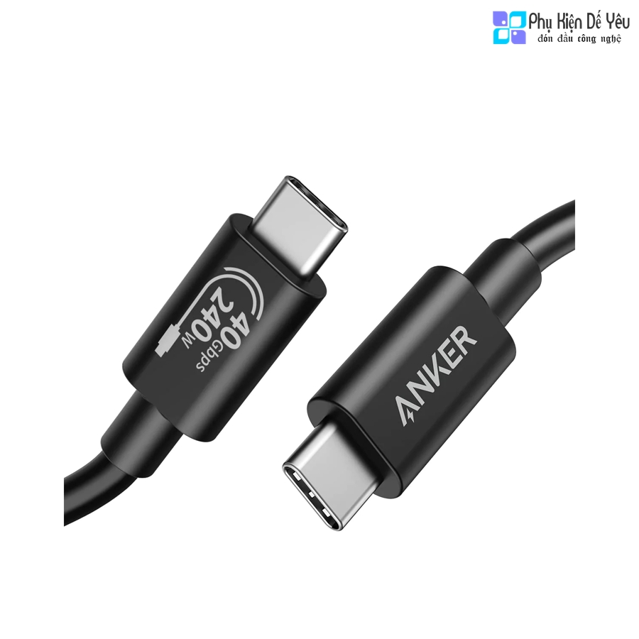 Cáp Anker 515 USB-C to USB-C (USB4), dài 1m, 8K, 240W - A8487