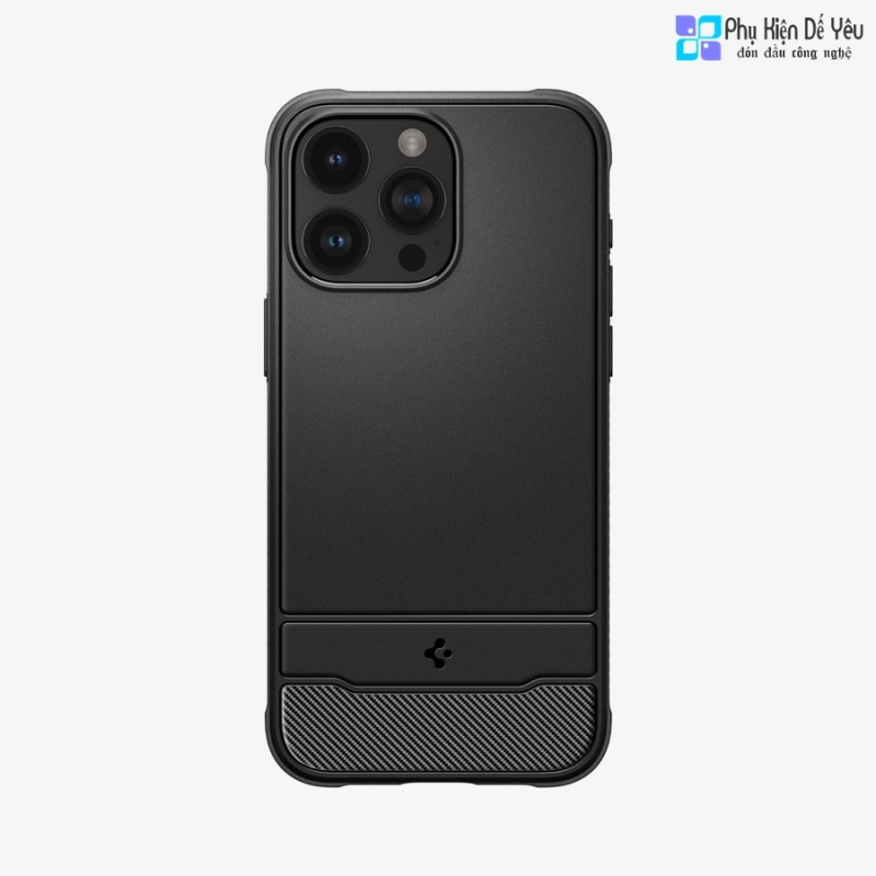 Ôp Spigen Rugged Armor (MagFit) cho iPhone 15 Pro Max/ 15 Pro