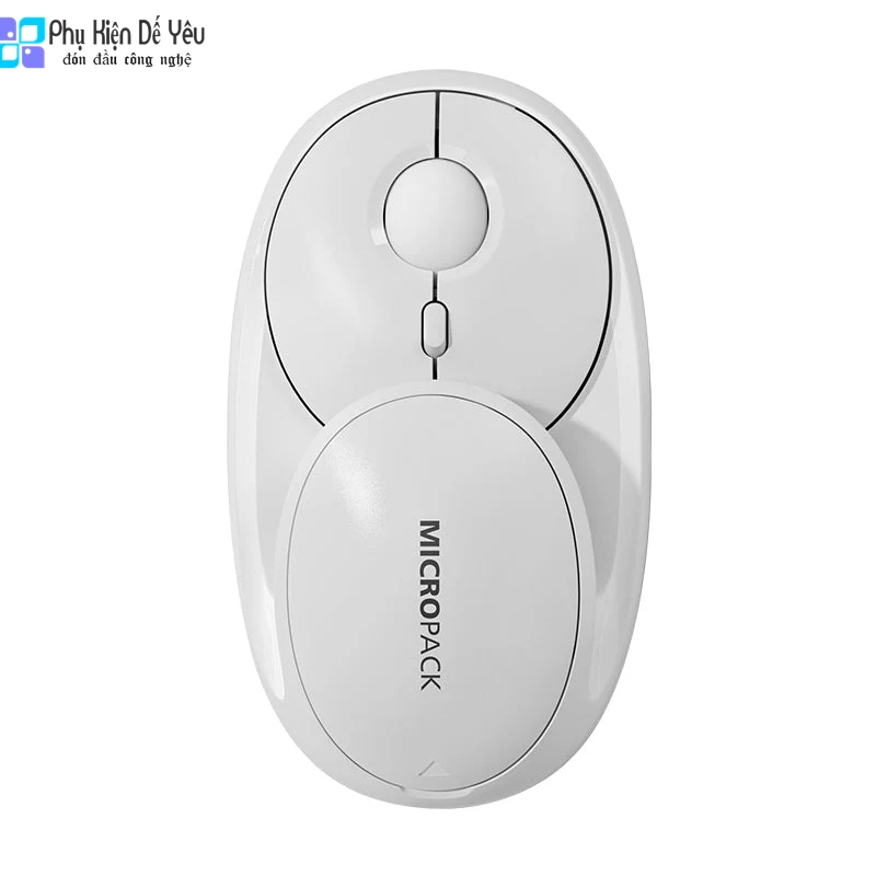 Chuột không dây sạc 2.4G Bluetooth chế độ kép MicroPack MP-720C