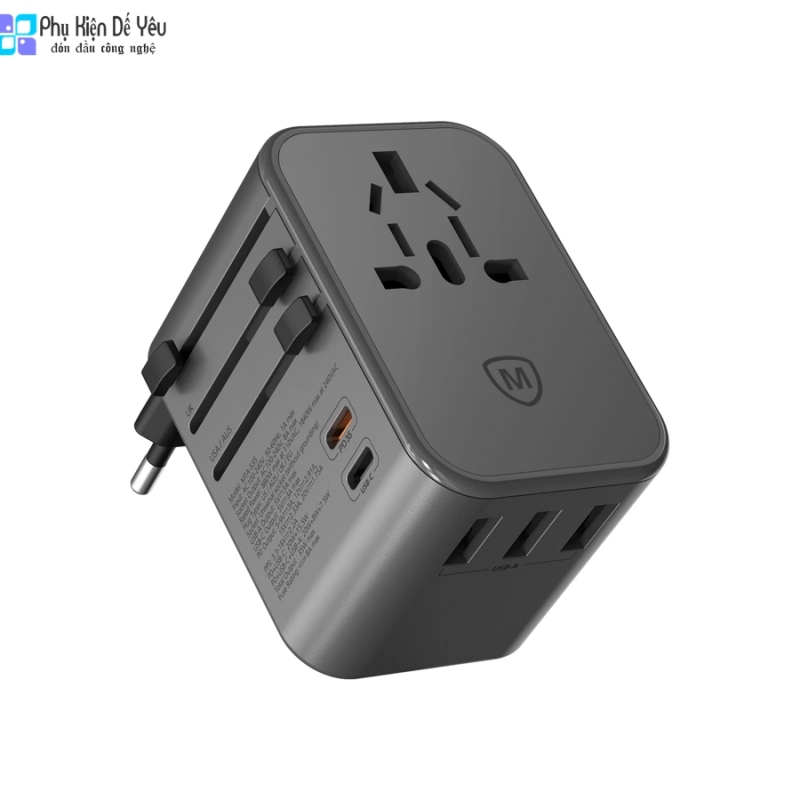 Bộ chuyển đổi sạc du lịch quốc tế MicroPack MTA-535