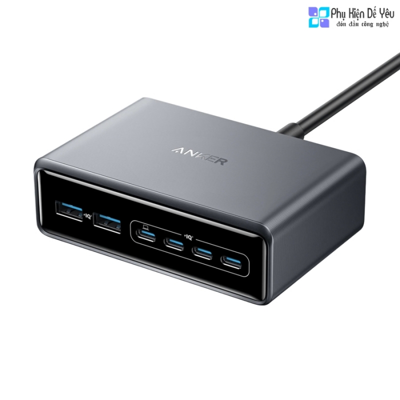 Sạc Anker Prime (200W, 6 Ports, GaN) - A2683