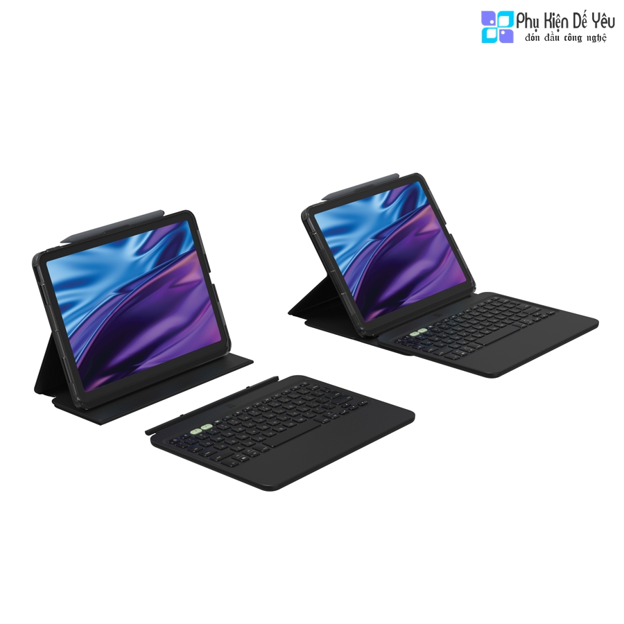 Ốp kèm bàn phím ZAGG Pro Keys 2 cho iPad Air 11 Inch (M2 2024)