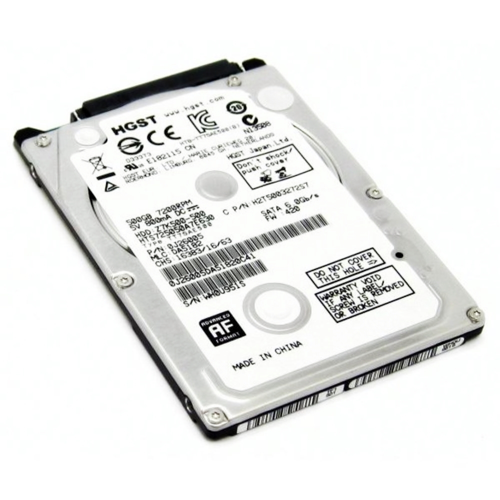 Ổ cứng gắn trong cho Laptop 2.5" 500GB 7200rpm