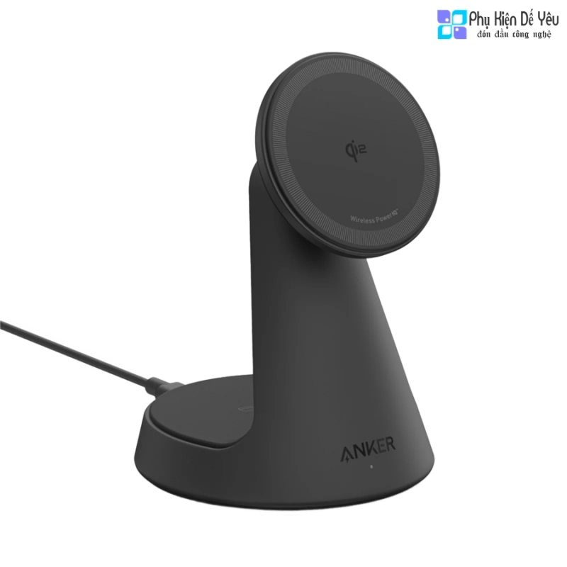 Bộ sạc không dây Anker MagGo (2-in-1, Dock Stand) - A25M7
