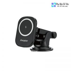 Bộ sạc không dây từ tính 15W cho điện thoại trên ô tô tương thích với MagSafe - Energizer ECA007