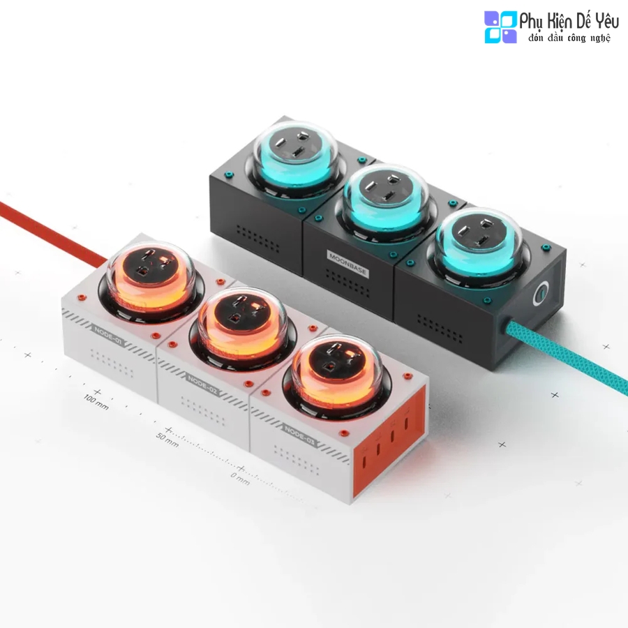 Trạm sạc cho nhiều thiết bị Genki Moonbase (4C,3AC)