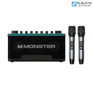 Loa Bluetooth MONSTER AirRock SK100 (Loa Karaoke kèm 2 MIC)