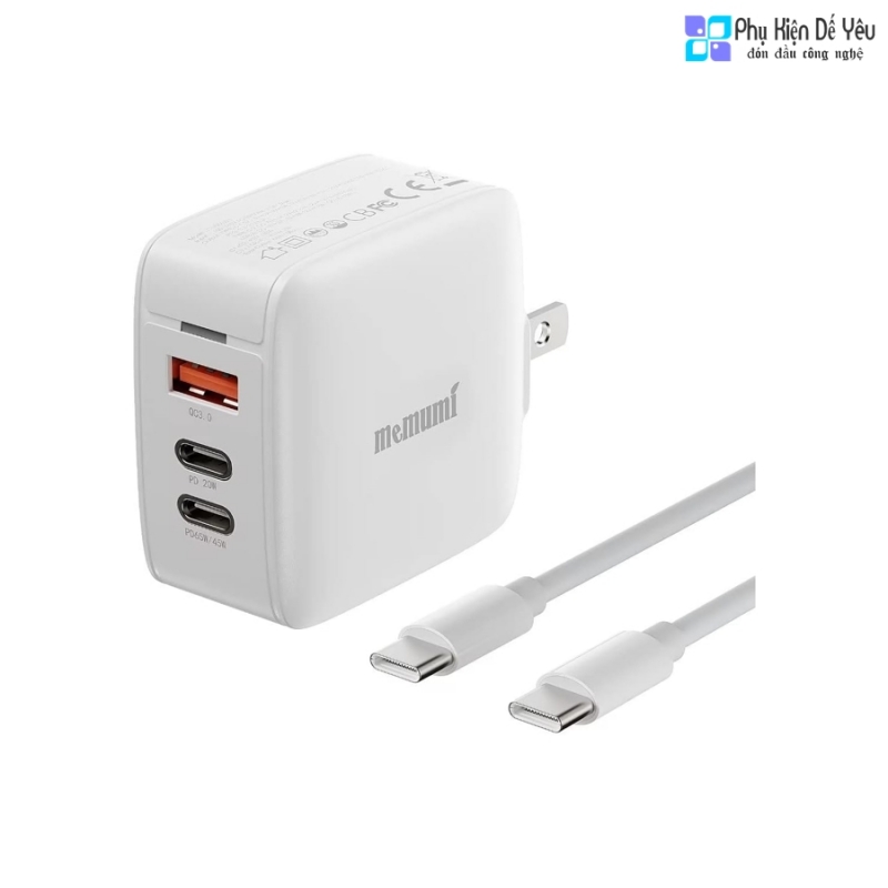 Bộ sạc nhanh Memumi USB-C 65W
