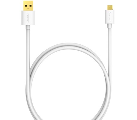Cáp Micro USB Tronsmart 1m mạ vàng - Màu trắng