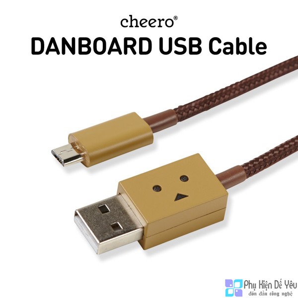 Cáp bọc vải dù Micro USB Cheero DANBOARD CHE-228 - 25cm