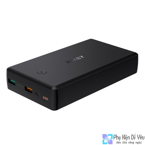 Pin Sạc Dự Phòng Aukey PB-Y7 30.000mAh - QC 3.0, USB-C Power Delivery