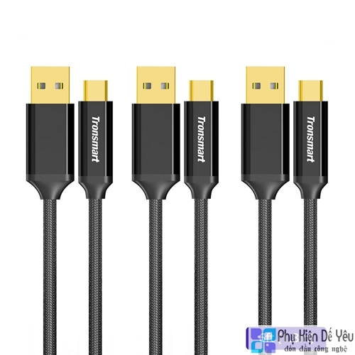 Cáp USB-C to USB 2.0 Tronsmart Braided Nylon 1.8m