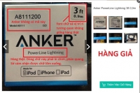 Cảnh báo cáp giả, nhái Anker PowerLine Lightning 0.9m trên Shopee.vn