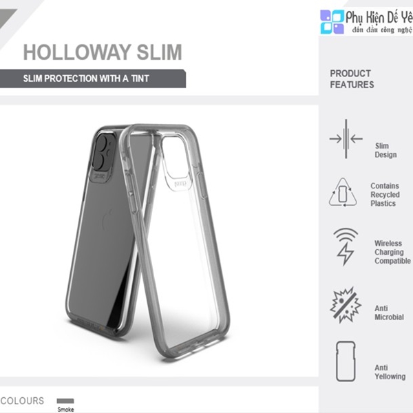 Ốp Gear4 D3O Holloway Slim cho iPhone 12/ 12 Pro
