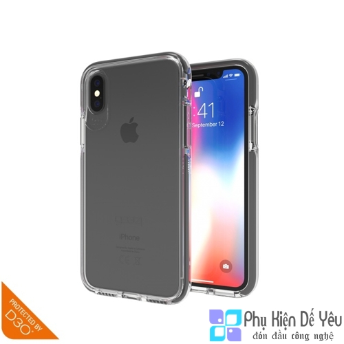 ỐP LƯNG CHỐNG SỐC GEAR4 D3O PICCADILLY IPHONE X/ Xs (BLACK) - IC8PICBLK