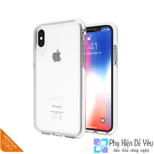 ỐP LƯNG CHỐNG SỐC GEAR4 D3O PICCADILLY IPHONE X/ Xs (WHITE) - IC8PICSVR