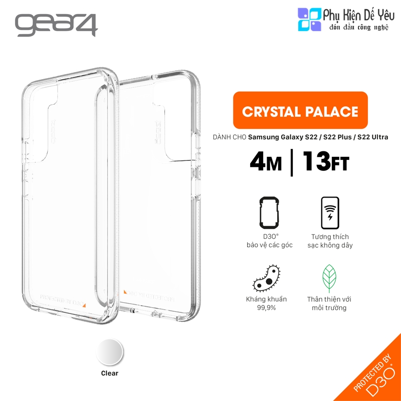 Ốp Gear4 Crystal Palace cho SAMSUNG Galaxy S22 Ultra